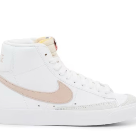 Nike Shoes - Nike Women’s Blazer ‘77 White and Pink Sneakers Classic High-Top Design